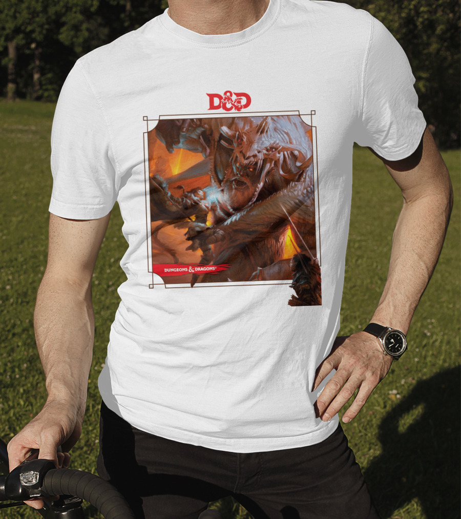 Dungeons And Dragons Epic Battle Scene DnD T-Shirt