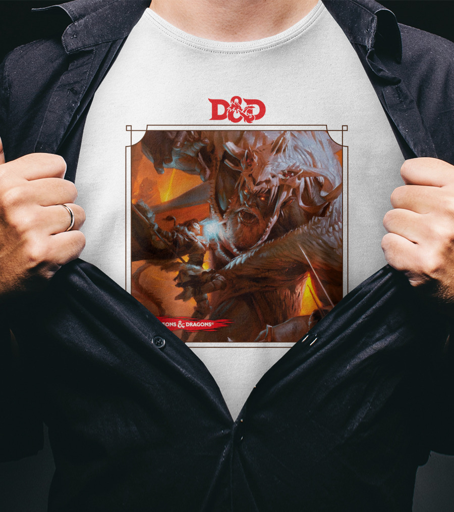Dungeons And Dragons Epic Battle Scene DnD T-Shirt