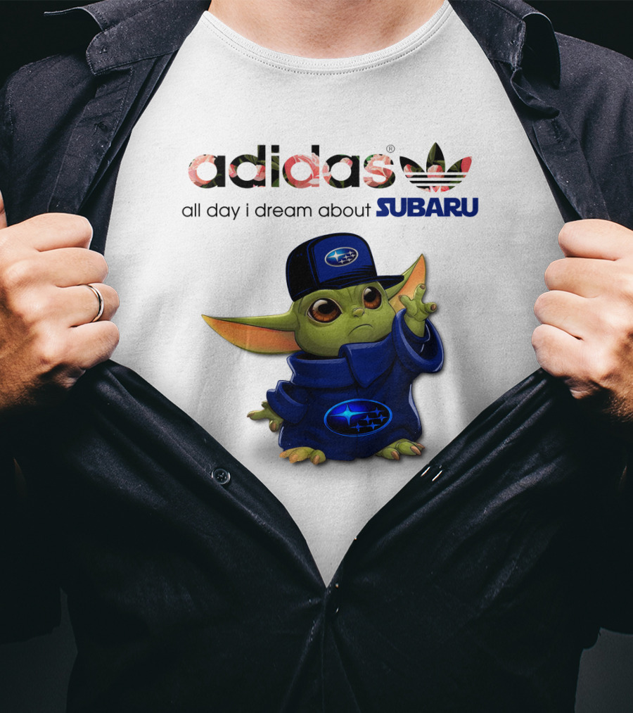 All Day I Dream About Subaru Yoda Character T-Shirt