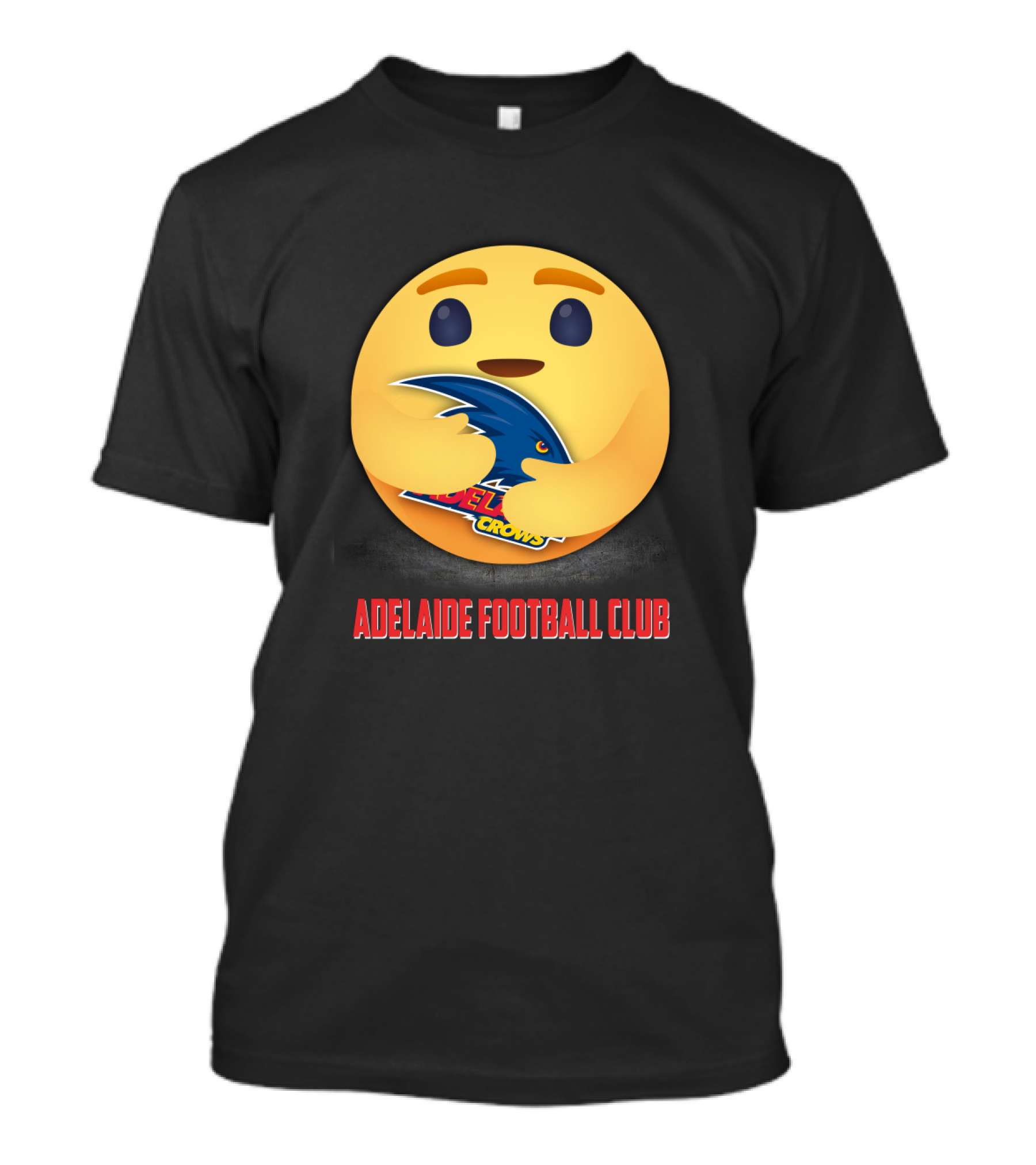 Adelaide Football Club Emoji Crows Hug T-Shirt