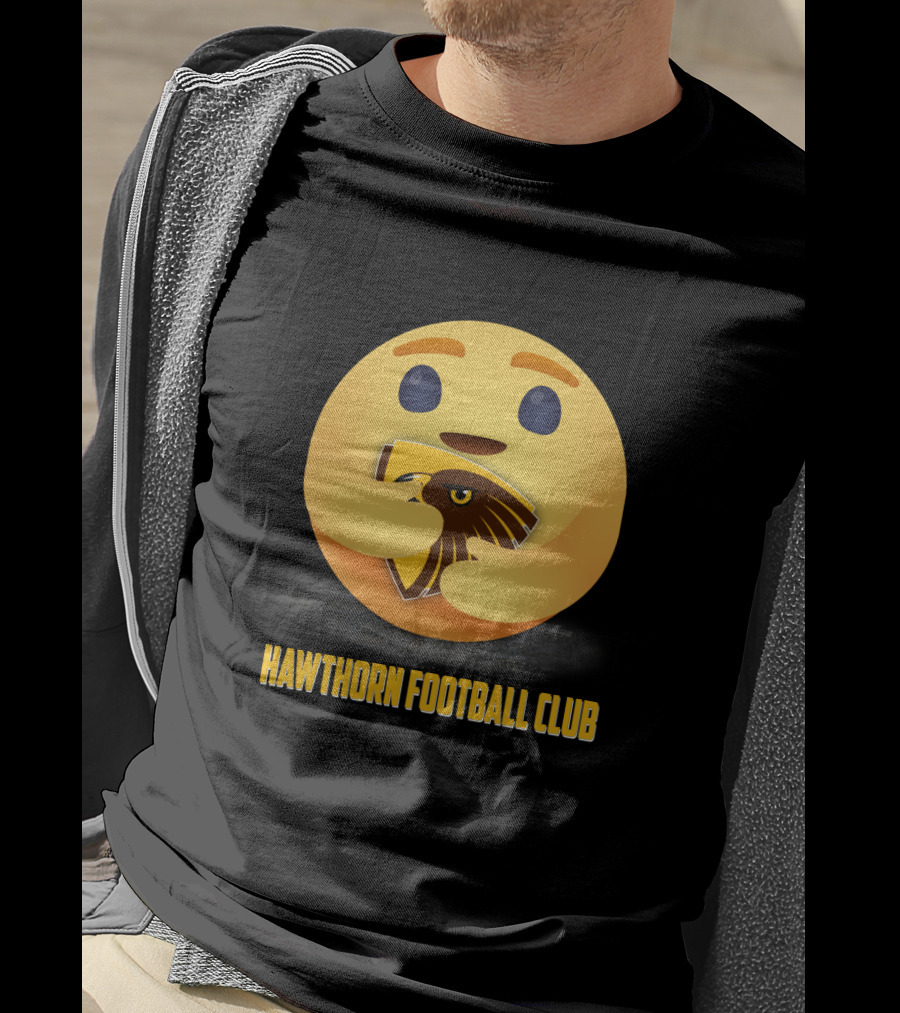Hawthorn Football Club Emoji Embrace T-Shirt