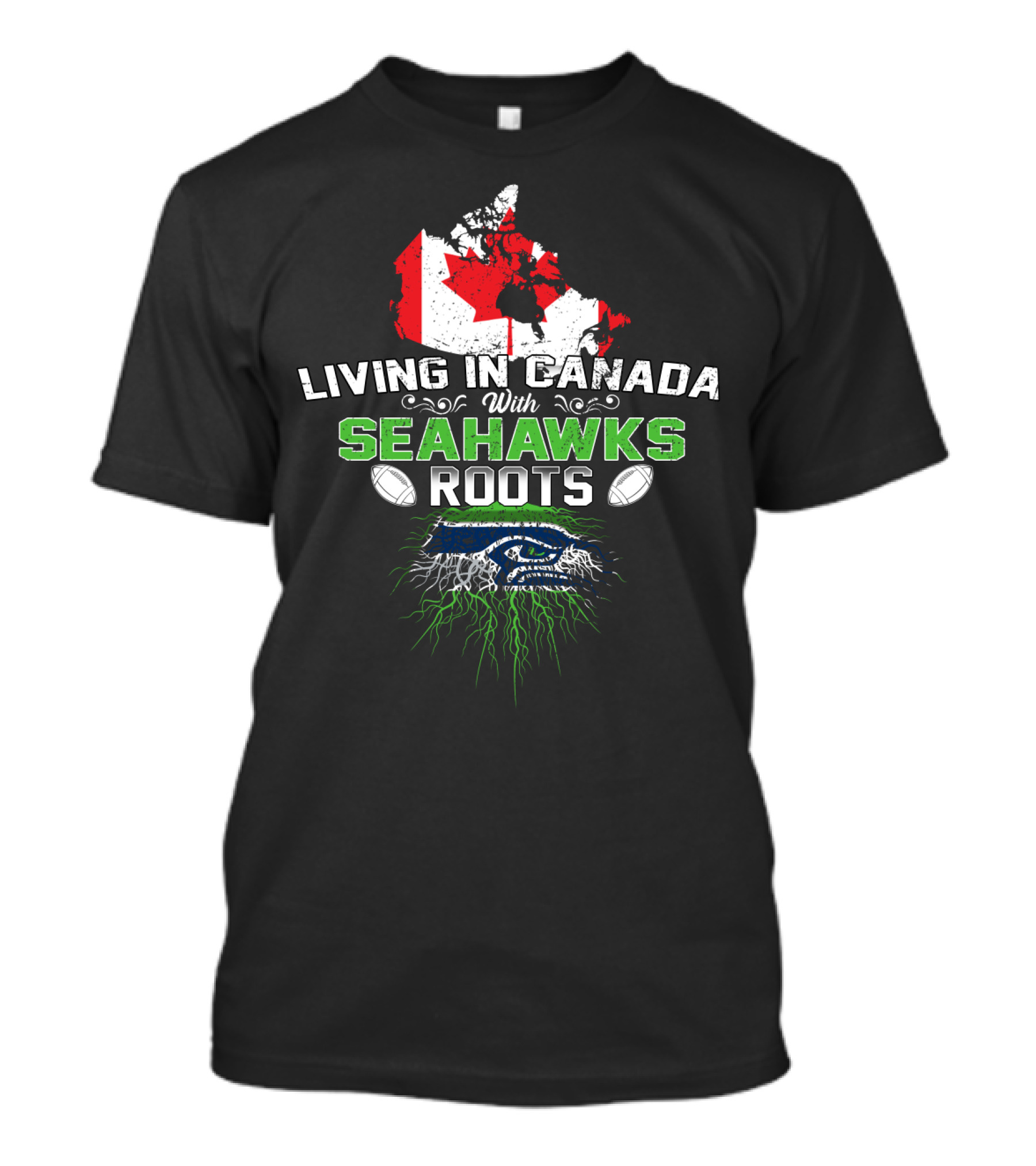 Living In Canada Embracing Seahawks Heritage T-Shirt