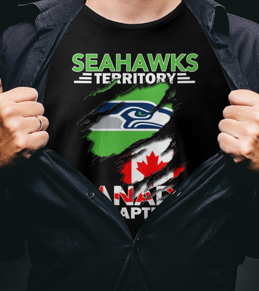 Seattle Seahawks Territory Canada Chapter Fan T-Shirt
