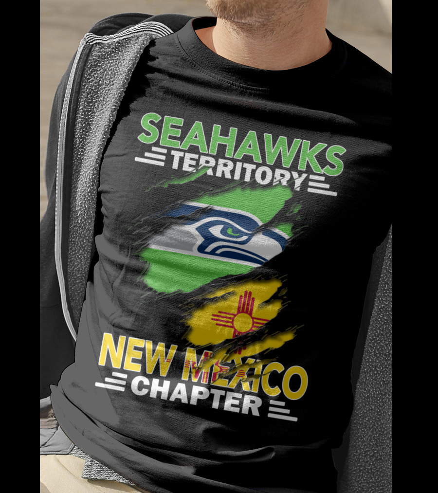 Seahawks Territory New Mexico Chapter Flag T-Shirt