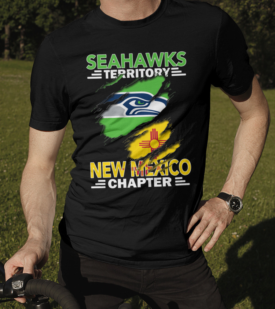 Seahawks Territory New Mexico Chapter Flag T-Shirt