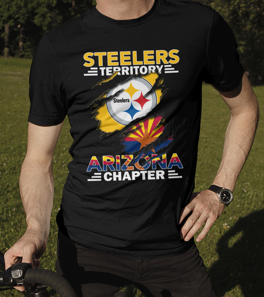 Steelers Territory Arizona Chapter Flag T-Shirt