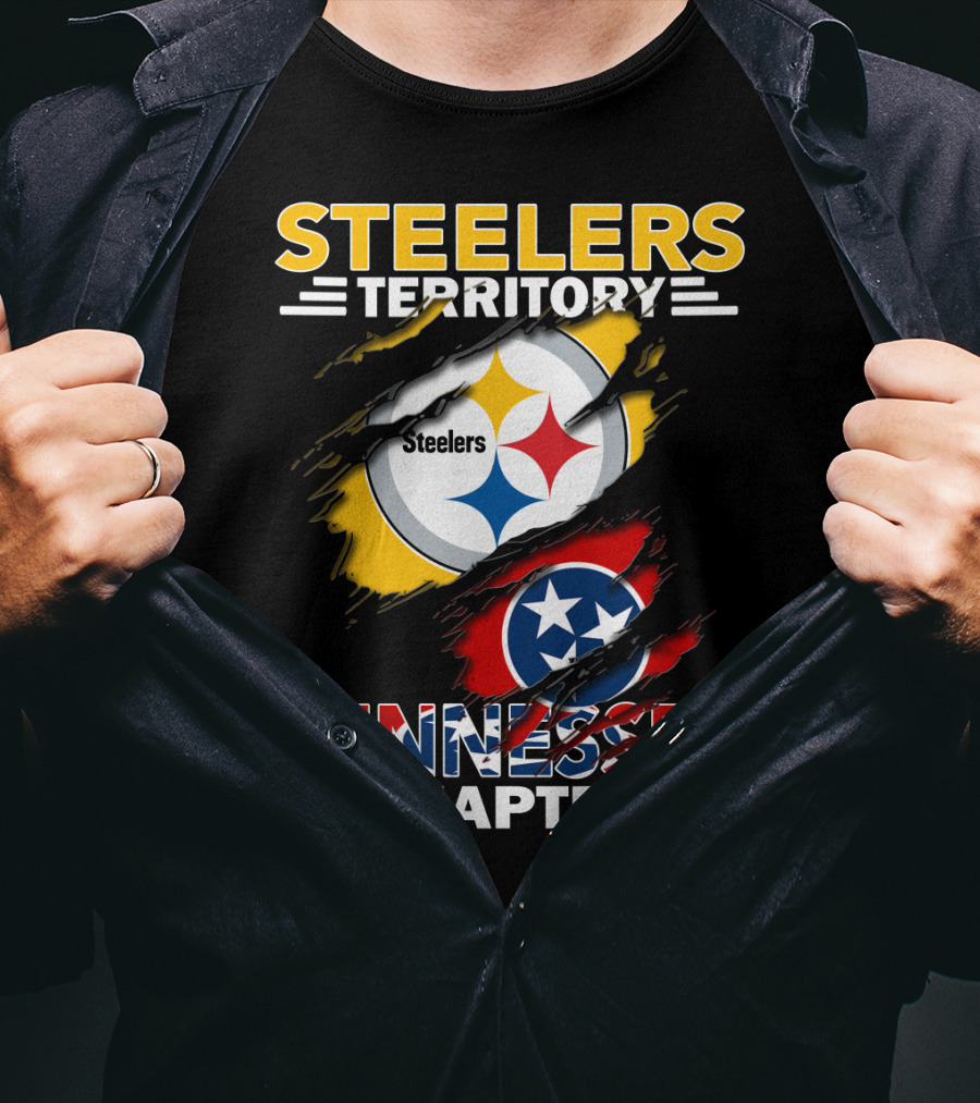 Steelers Territory Tennessee Chapter Football Pride Logo Fan Base T-Shirt