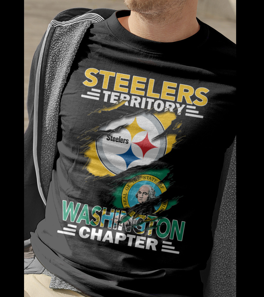 Steelers Territory Washington Chapter Seal T-Shirt