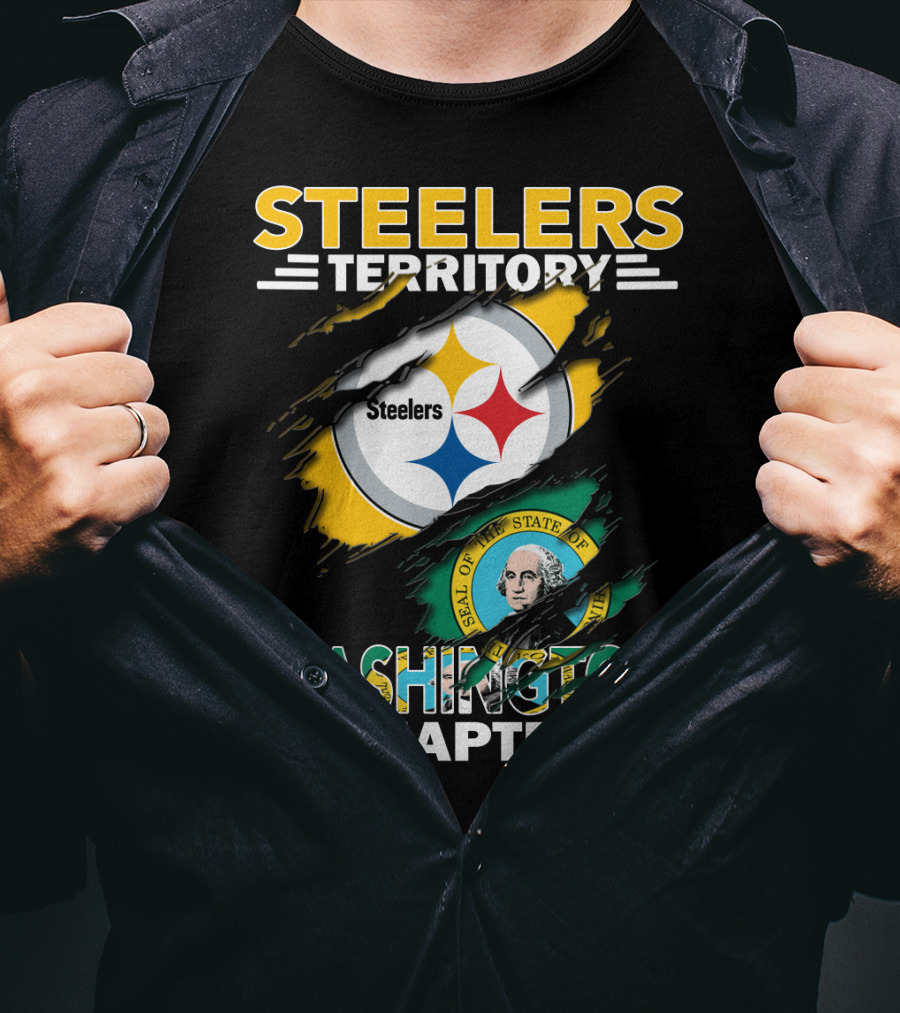 Steelers Territory Washington Chapter Seal T-Shirt