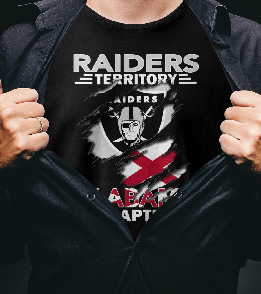 Raiders Territory Alabama Chapter Shield Patch T-Shirt