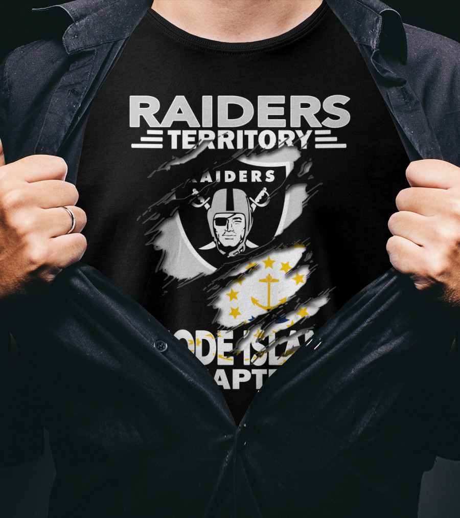 Raiders Territory Rhode Island Chapter Logo Scar T-Shirt
