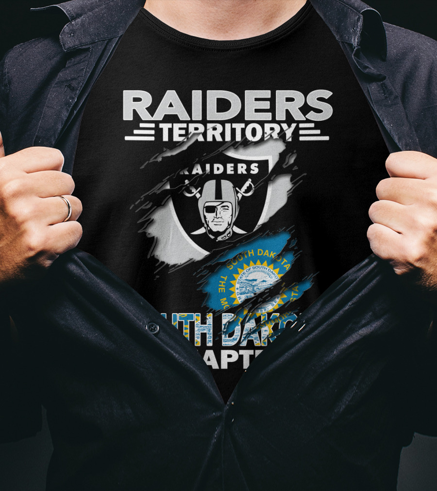Raiders Territory South Dakota Chapter The Mount Rushmore State T-Shirt