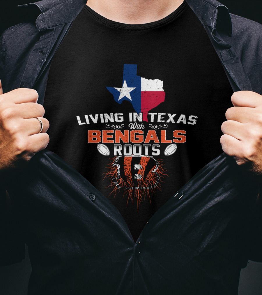 Texas Pride Meets Bengals Heritage With Football Passion T-Shirt