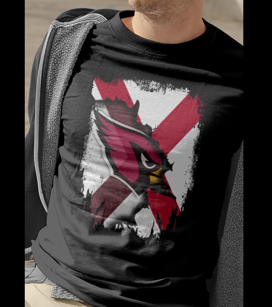 Together Alabama Cardinal Spirit Flag T-Shirt