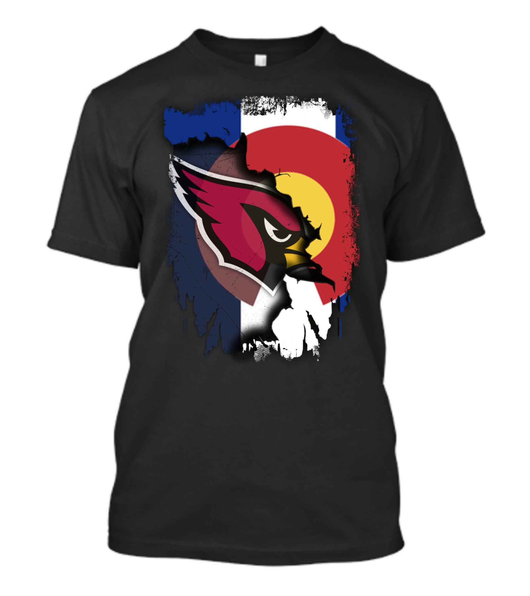 Together Colorado Cardinals Flag Fusion T-Shirt