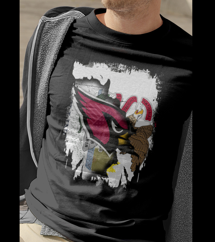 Illinois Pride With Fierce Cardinals Unity T-Shirt