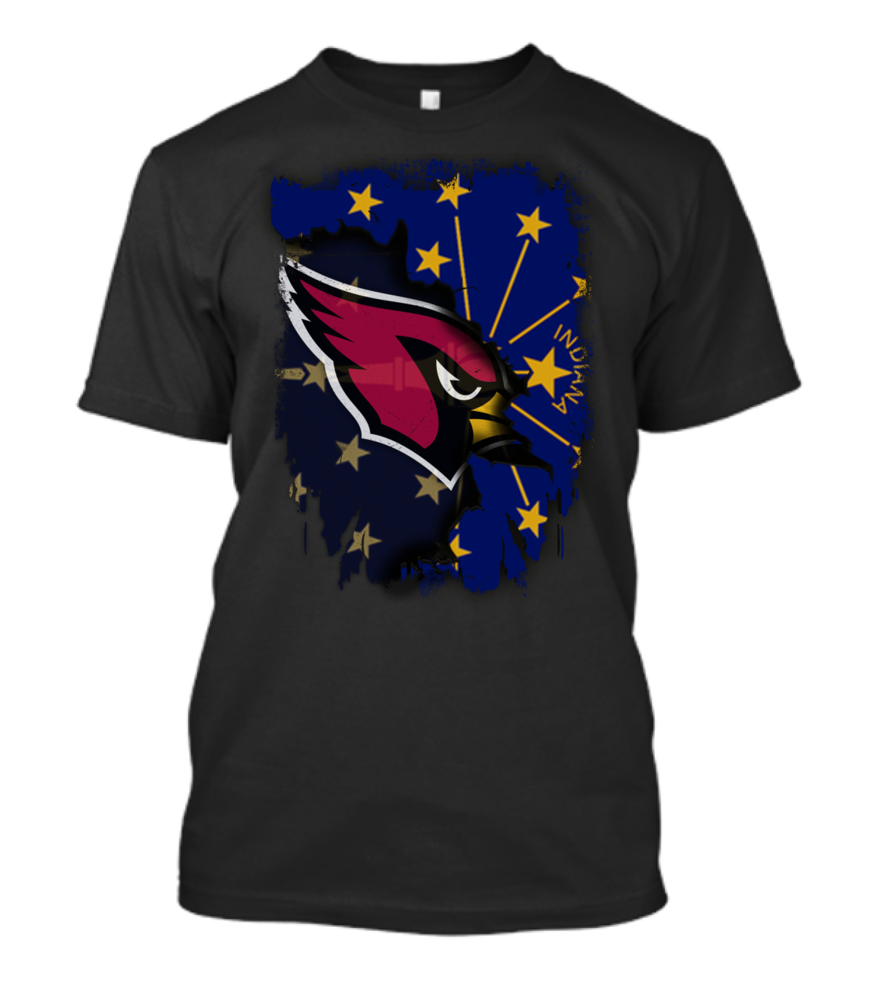 Indianapolis Cardinals Together Indiana State Pride T-Shirt