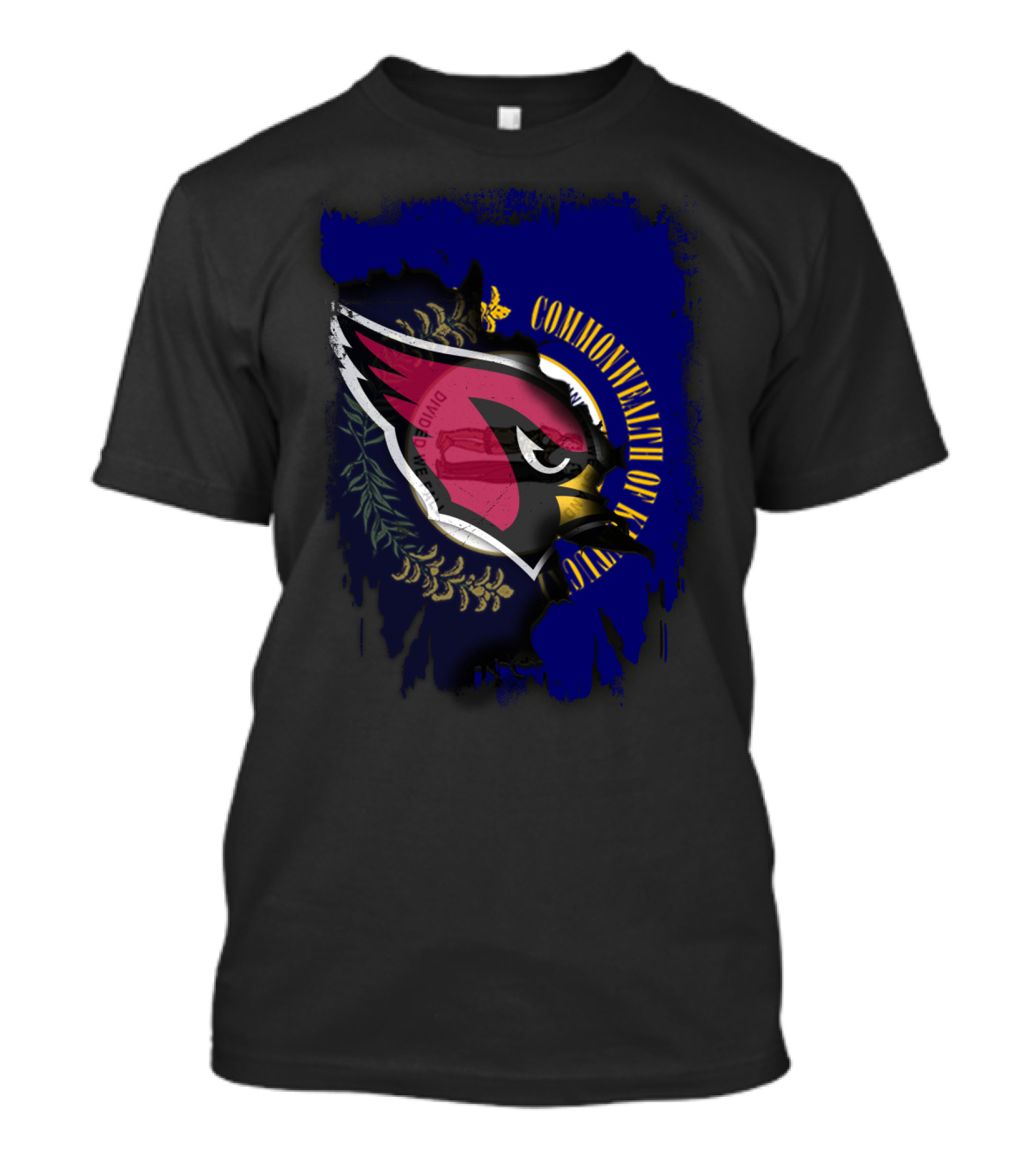 Together Kentucky Commonwealth With Cardinals Emblem T-Shirt