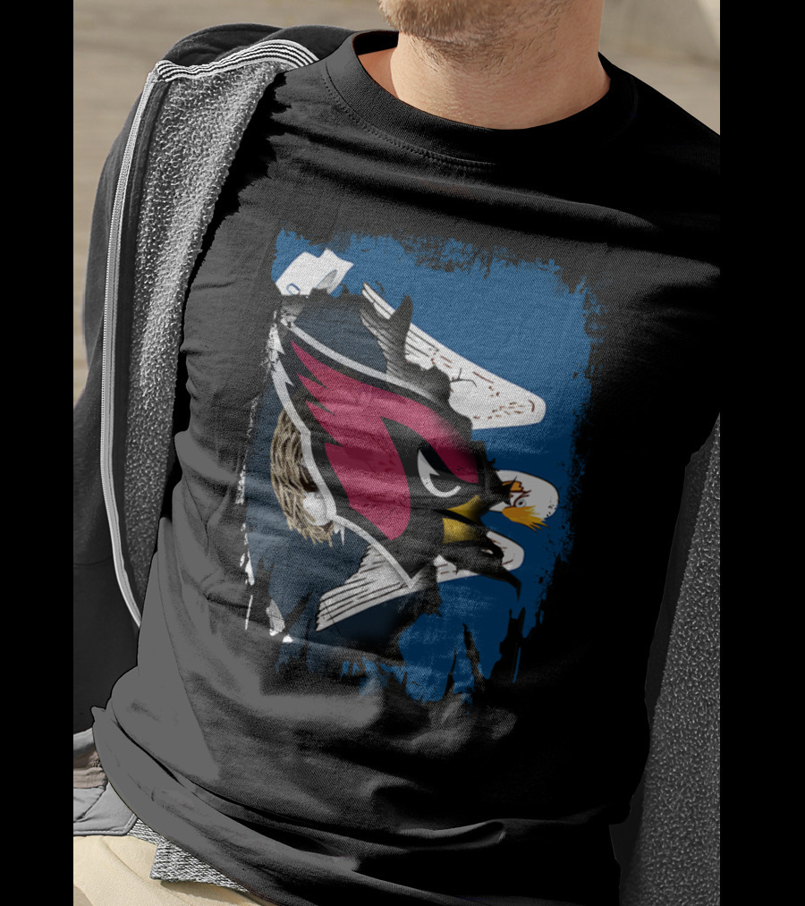 Louisiana Unity With Cardinal And Eagle T-Shirt