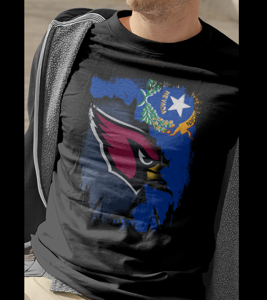 Nevada State With Cardinals Bird T-Shirt
