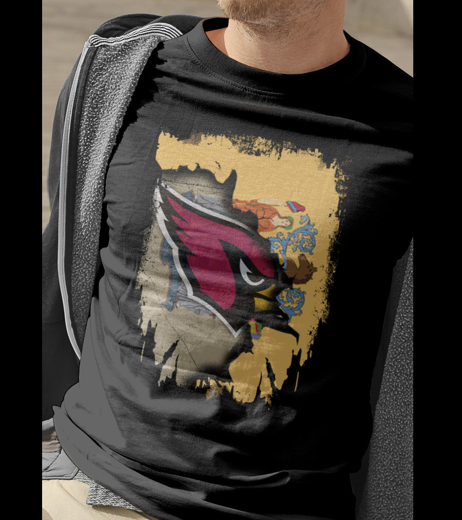 Together New Jersey State With Cardinals T-Shirt
