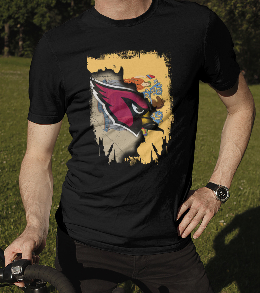 Together New Jersey State With Cardinals T-Shirt