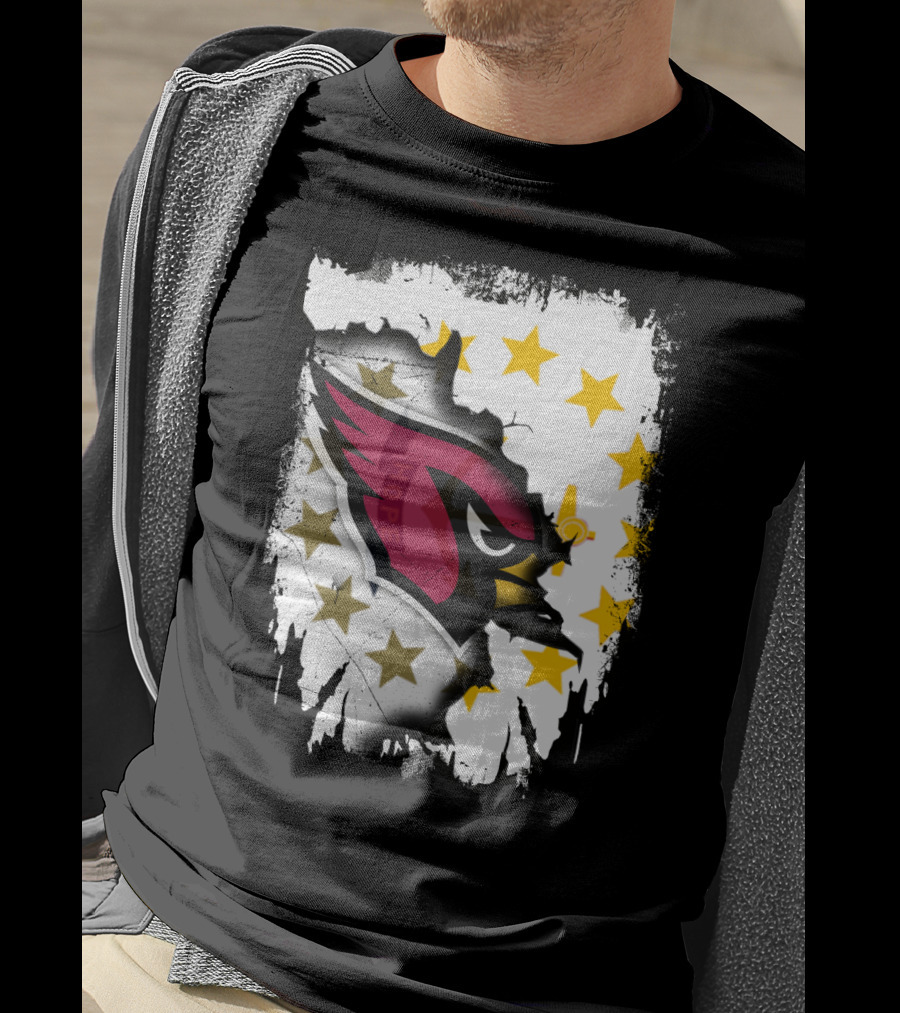 Rhode Island Together With Cardinal And Stars T-Shirt