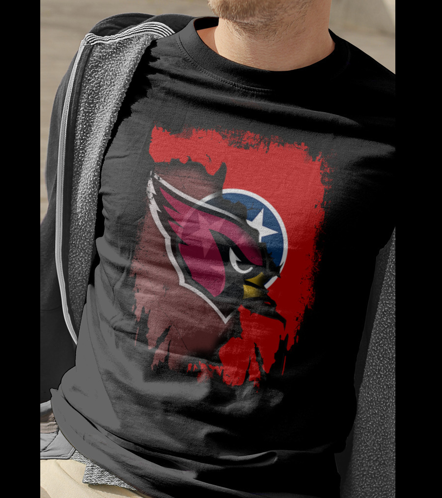 Together Tennessee Cardinals State Flag Fusion T-Shirt