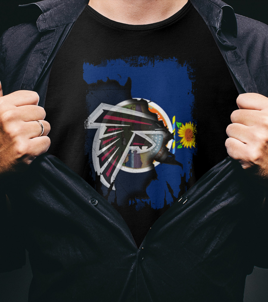 Kansas Meets Falcons United T-Shirt