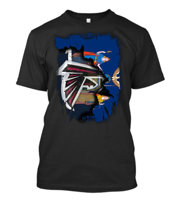 Together New York With Falcons Justice League NFL Mashup T-Shirt