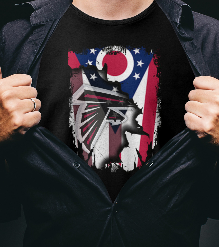 Together Ohio Falcons Flag Collaboration T-Shirt