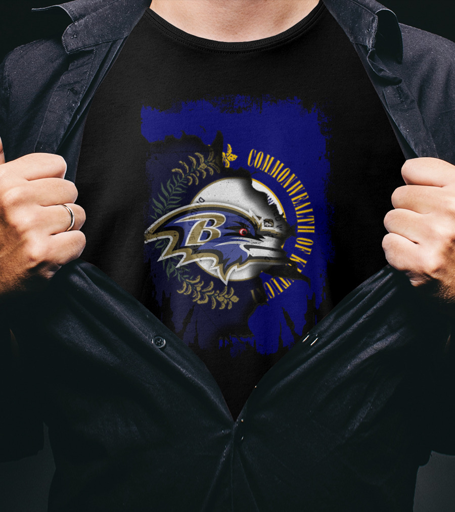 Commonwealth Of Kentucky Baltimore Ravens Ravens T-Shirt