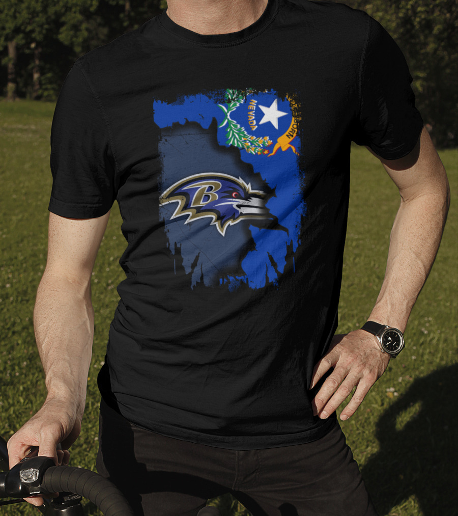 Nevada Pride Meets Ravens Spirit T-Shirt