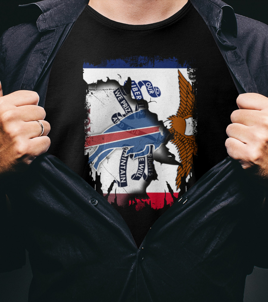 Together Iowa Our Liberties We Prize Buffalo T-Shirt