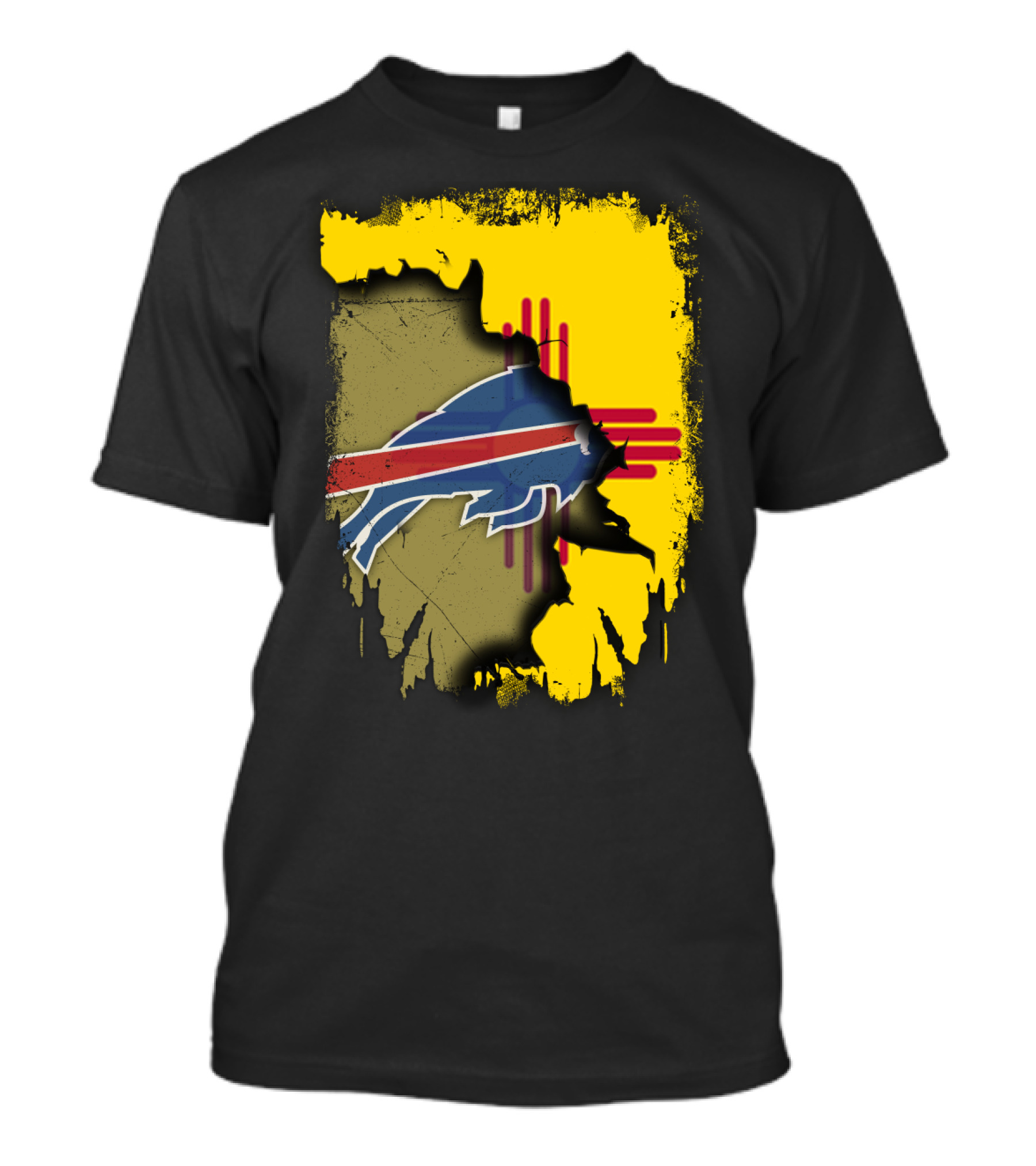 Buffalo Bills New Mexico Zia Symbol Fusion T-Shirt