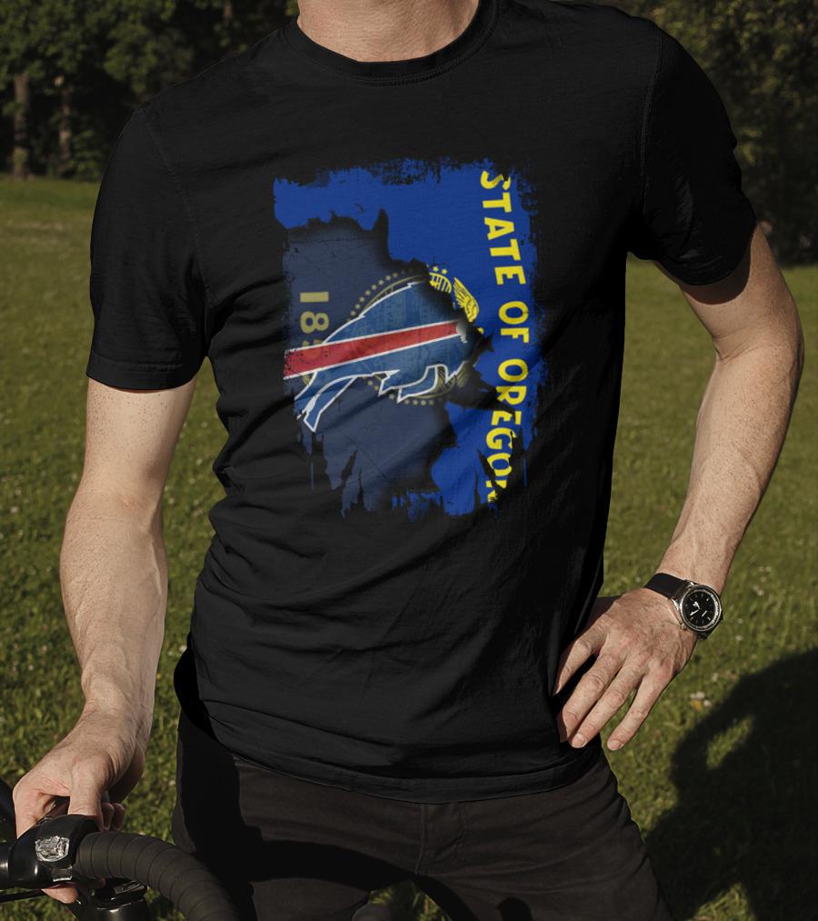 STATE OF OREGON 1859 Buffalo Bills T-Shirt