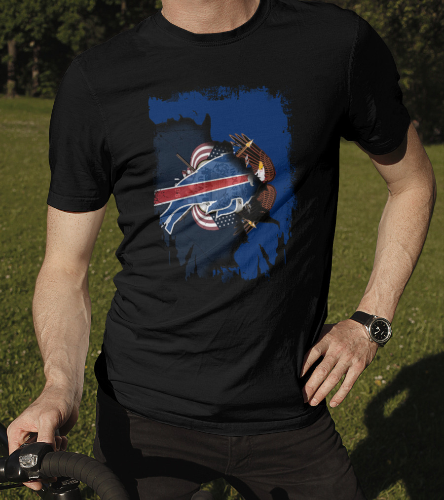 Utah United With Patriotic Buffalo Eagles T-Shirt