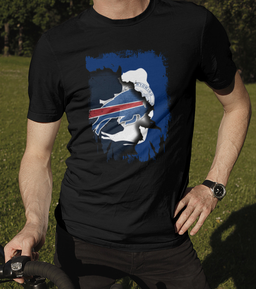 Buffalo Bills And Wyoming State Unity T-Shirt