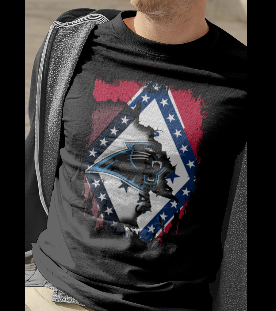 Together Arkansas Panthers American Flag Fusion T-Shirt