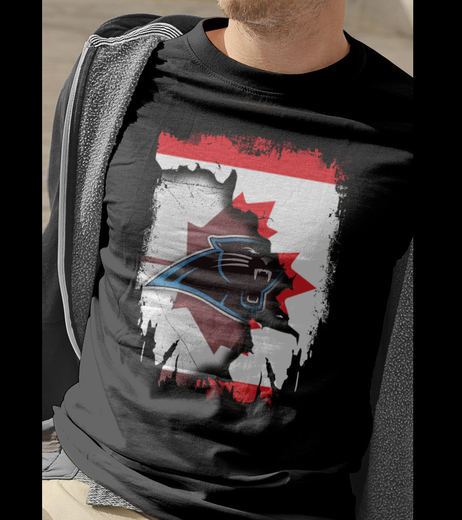 Together Canada With Carolina Panthers T-Shirt