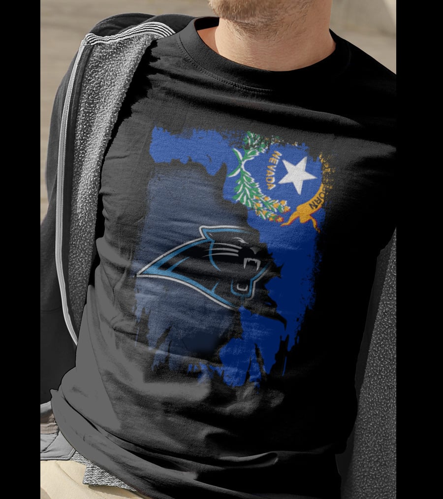 Nevada Panthers Collaboration With State Flag Elements T-Shirt
