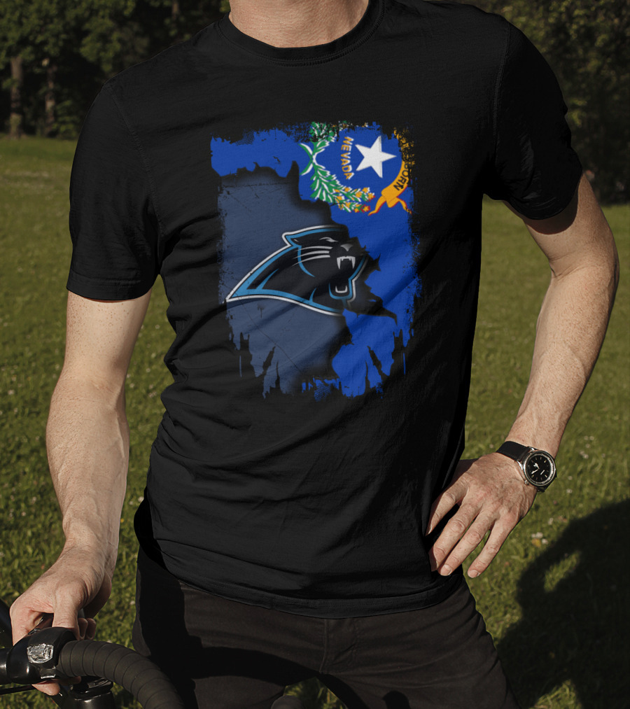 Nevada Panthers Collaboration With State Flag Elements T-Shirt
