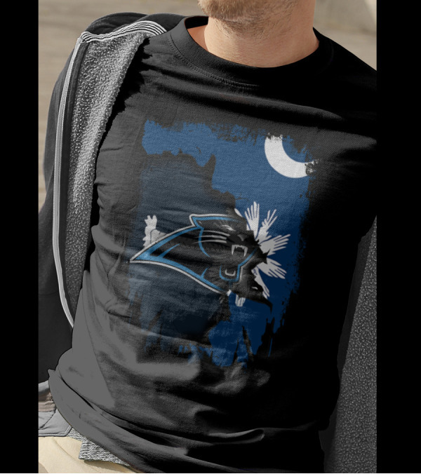 Together South Carolina Panthers Moon Palmetto T-Shirt