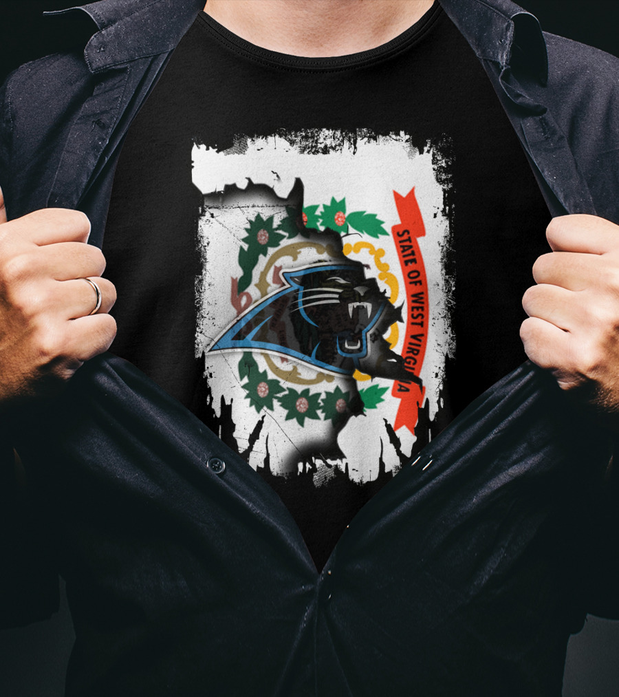 Together West Virginia State With Panthers T-Shirt