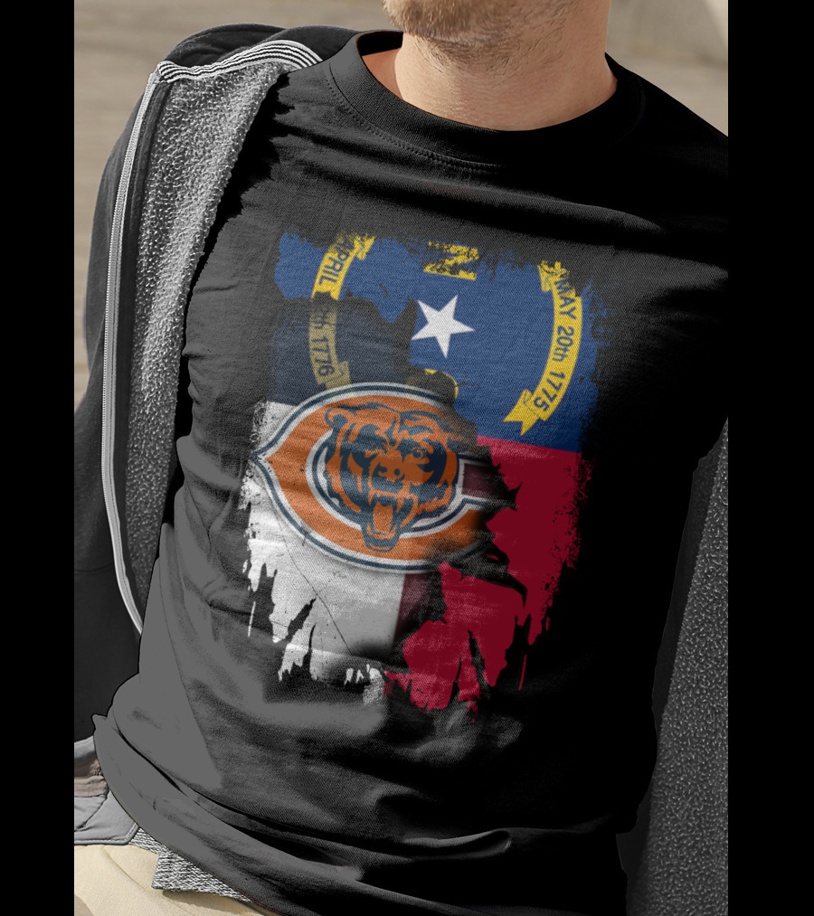 Together North Carolina Flag And Bears T-Shirt