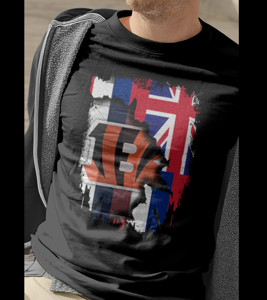 Together Hawaii Bengals Union Flag Fusion T-Shirt