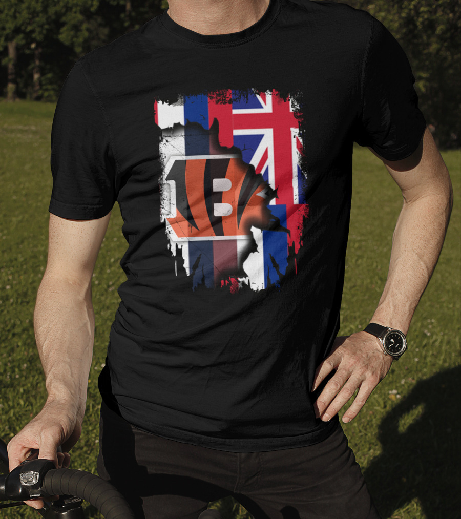 Together Hawaii Bengals Union Flag Fusion T-Shirt