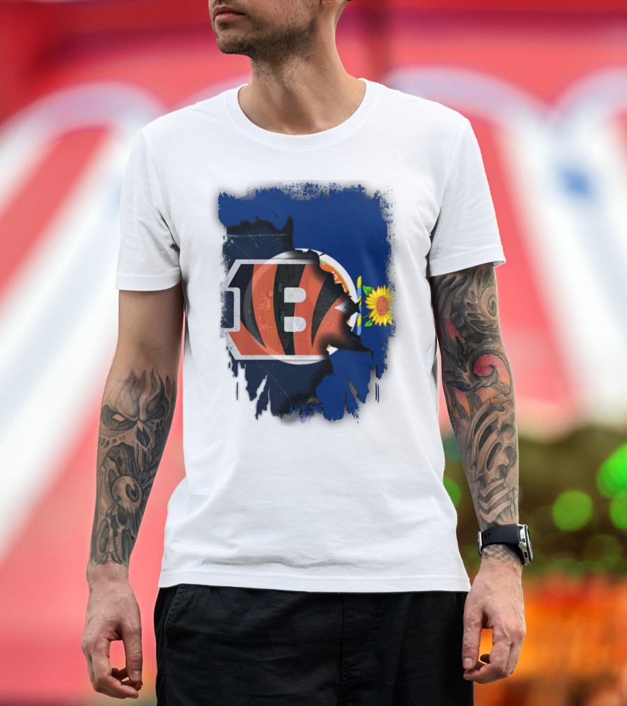 Kansas Bengals Sunflower Collaboration T-Shirt