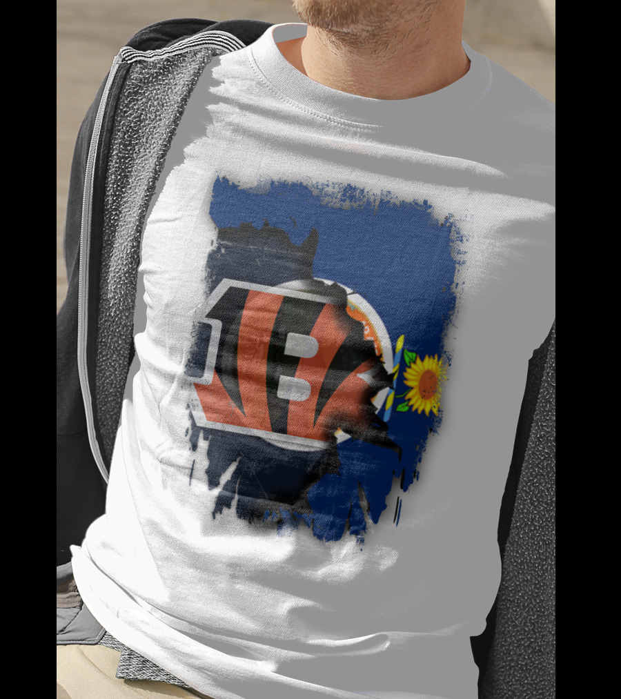 Kansas Bengals Sunflower Collaboration T-Shirt