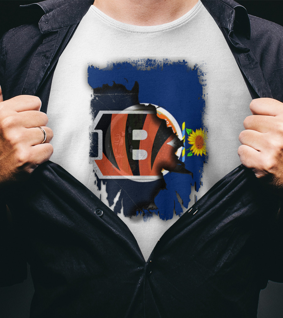 Kansas Bengals Sunflower Collaboration T-Shirt